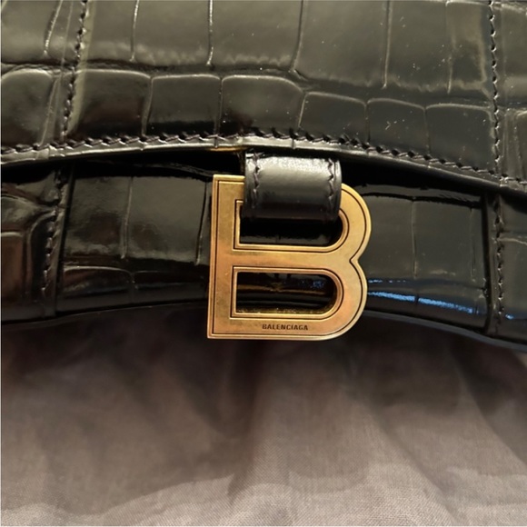 Balenciaga Black XS Hourglass Bag - LIKE NEW - Picture 6 of 8